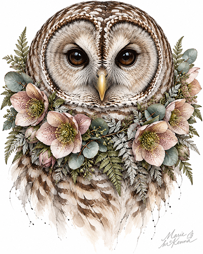 The Ivory Luminary — Fine Art Illustration Print
