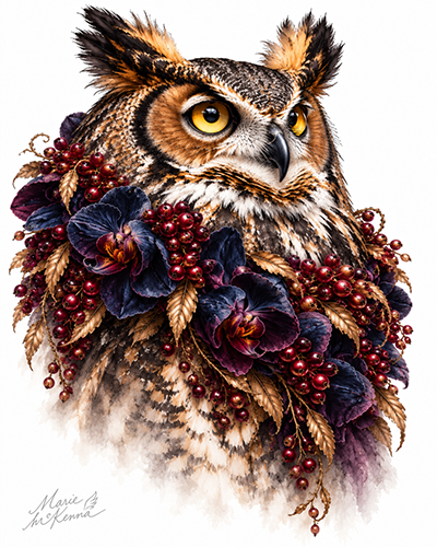 The Midnight Oracle — Fine Art Illustration Print