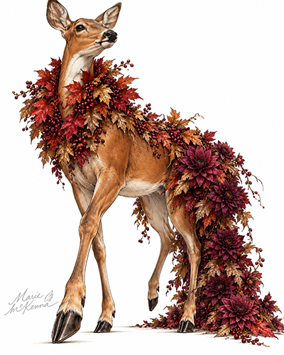 The Evergreen Glade — Fine Art Illustration Print
