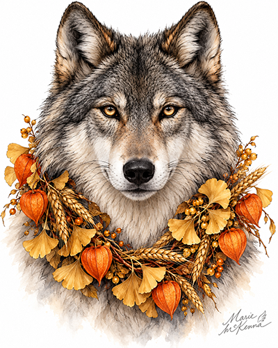 The Crimson Sentinel — Fine Art Illustration Print