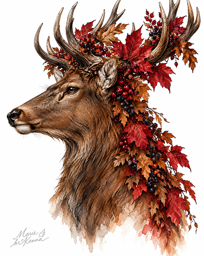The Autumn Crest— Fine Art Illustration Print