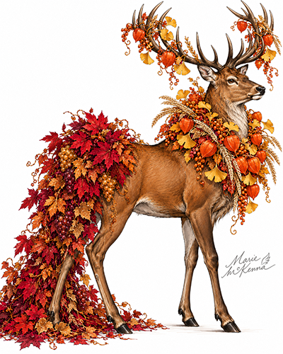 The Forest Monarch - Fine Art Illustration Print