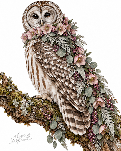 The Silverleaf Countess — Fine Art Illustration Print