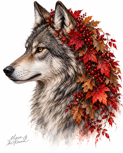 The Crown of Amber— Fine Art Illustration Print