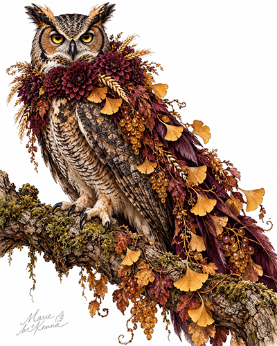 The Garnet Chancellor — Fine Art Illustration Print