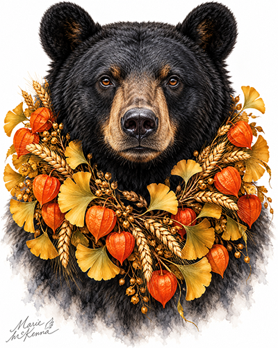The Amber Steward — Fine Art Illustration Print