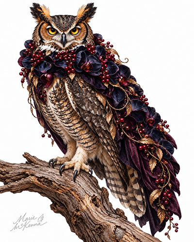 The Velvet Magistrate — Fine Art Illustration Print