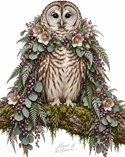 The Woodland Laureate — Fine Art Illustration Print