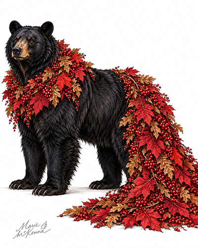 The Crimson Shield — Fine Art Illustration Print