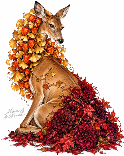 The Crimson Coronation — Fine Art Illustration Print