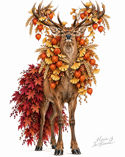 The Guardian of Autumn — Fine Art Illustration Print