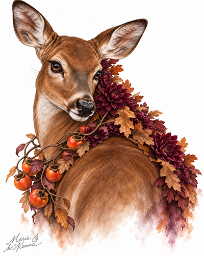 The Orchard Duchess — Fine Art Illustration Print