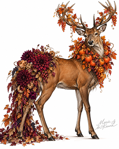 The Ascent of Autumn — Fine Art Illustration Print