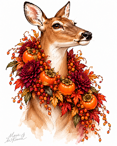 The Scarlet Sovereign — Fine Art Illustration Print