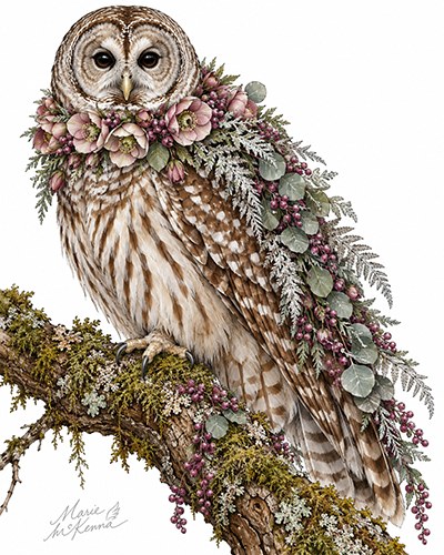 The Blossom Baroness — Fine Art Illustration Print