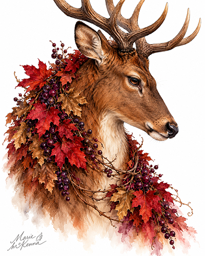 The Crest of Fire — Fine Art Illustration Print