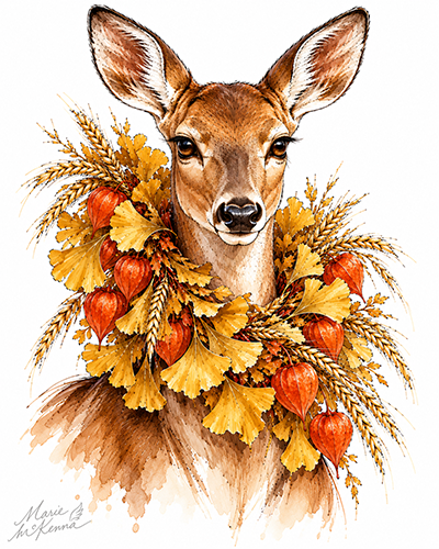 The Evergreen Empress — Fine Art Illustration Print